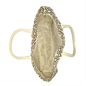 กระเป๋าผ้าแคนวาสช็อปปิ้งพร้อมสายรัดจับเทปสายรัดพิมพ์สกรีนผ้าไหม100% เป็นมิตรกับสิ่งแวดล้อม - Product Image 2