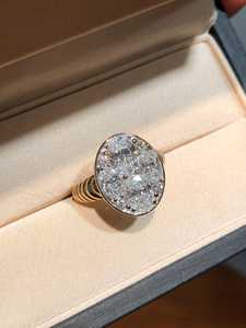 Signet Special Design Oval Cut Diamond Bezel Set Rose Gold Plated 14K Solid Lab Grown Wedding <b>Ring</b> for Girlfriends - Product Image 3