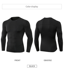 Fabricante Profesional de Ropa Deportiva, Camisetas de Compresión para Hombre de Alto Rendimiento, Camisetas de Compresión para Entrenamiento, Elásticas - Product Image 2