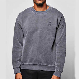 เสื้อสเวตเชิ้ตแขนยาวแบบสวม ระบายอากาศได้ดี สำหรับผู้ชาย สีซีดจาง ผลิตในปากีสถาน คุณภาพดีที่สุด - Product Image 1