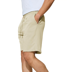 Pantalones Cortos Deportivos para Hombre, de Felpa Francesa, para Entrenamiento, Fitness, Running, Casuales, con Cintura Elástica, Logotipo Personalizado, OEM - Product Image 3