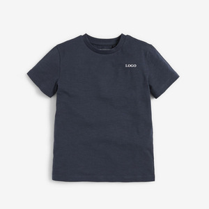 เสื้อยืดเด็กผู้ชายผ้าฝ้าย OEM แขนสั้น คอวี รุ่น 2026 เนื้อผ้านุ่ม ระบายอากาศดี ราคาขายส่ง - Product Image 2
