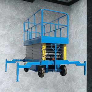 Plateforme élévatrice mobile hydraulique à ciseaux avec garde-corps pour l'entretien industriel et l'utilisation en entrepôt - Product Image 3