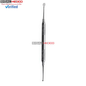 Premium Quality Bone Curette 2/4 Periosteal Elevator Manual Ergonomic Hollow Handle Dental Surgical Instrument German Stainless - Product Image 6