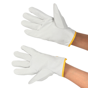 Gants de travail en cuir robustes pour la soudure, résistants à la chaleur et au feu, avec manchette longue, protection des mains pour la chasse LGW-0039F - Product Image 2