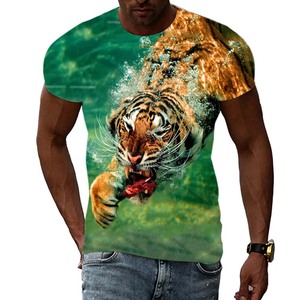 Vente en gros de t-shirts décontractés pour hommes ELIXE SPORTS, col rond, respirants, à séchage rapide, en polyester/coton tricoté, coupe régulière, pour la salle de sport et l'entraînement - Product Image 4