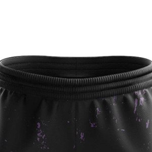 <b>Men's</b> Black Purple Print Sweatpants Elastic Waist Casual <b>Joggers</b> Midweight Polyester Autumn Wear - Product Image 2