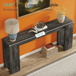 Consolle Lunga Moderna di Lusso in Pino e Quercia per Soggiorno, Ingresso, Appartamento, Hotel - Product Image 5