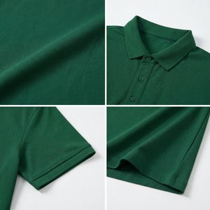 Camiseta Polo de Manga Corta para Hombre, 100% Algodón, Transpirable, Estilo Casual, Corte Regular, Color Sólido, Diseño Tejido - Product Image 4