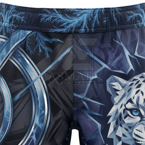 Pantalones Cortos de Competición de Lucha Libre para Hombre con Material de Secado Rápido y Diseño Atlético Flexible - Product Image 5