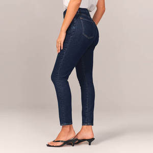 Pantalons en jean pour femmes en gros, jeans en coton doux, vêtements décontractés, fabricant OEM, fournisseur direct d'usine, vêtements de haute qualité sur mesure - Product Image 5