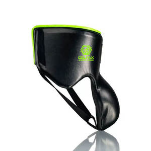 High Quality Custom Logo Leather Boxing Sparring Set with Protective Gloves Head <b>Guard</b> and <b>Groin</b> Pads for Gym Training Kit - Product Image 3