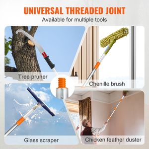 Manual Pole <b>Saw</b> 4.6-9.8 ft Extendable Tree Pruner Sharp Steel Blade High Branches Trimmer Manual Branch Lig - Product Image 6