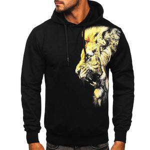 Hombres Streetwear 2023 cuello redondo hecho a medida precio barato hombres sudaderas con capucha - Product Image 1