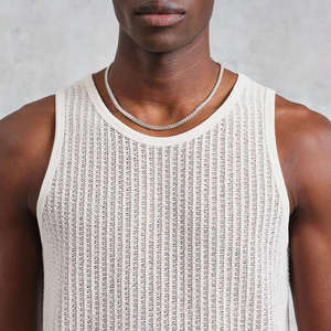 Camiseta deportiva para gimnasio para hombre, camiseta sin mangas transpirable para culturismo, chaleco de fitness sin mangas - Product Image 6