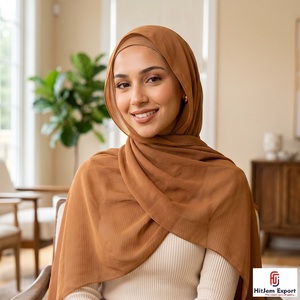 Chiffon Square Scarf Solid Color Breathable Long Hijab <b>Head</b> <b>Wrap</b> Casual Style Spring Summer Wear - Product Image 2