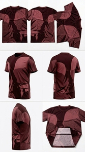 Camiseta Clásica de Poliéster para Hombre, Ajuste Cómodo, Tela Suave, Informal para Uso Diario - Product Image 6
