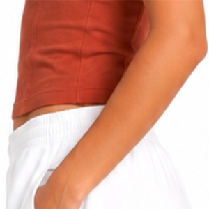 Camiseta sin mangas personalizada para mujer, estilo casual de algodón suave para verano, tejido ligero de primera calidad para mujer - Product Image 5