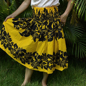 ชุดเดรสยาวปักลายดอกไม้ฮาวายสำหรับผู้หญิง สไตล์ทรอปิคอล เหมาะสำหรับใส่ไปเที่ยวชายหาด ฤดูใบไม้ร่วง  ใส่สบายๆ สำหรับวันพักผ่อนบนเกาะ น้ำหนักเบา ผ้าพลิ้ว - Product Image 3