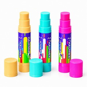 Crayons néon lavables, bâtons de peinture non toxiques, solubles dans l'eau, outils de dessin pour enfants, fournitures artistiques pour tout-petits, marqueurs fluorescents pour colorer - Product Image 1