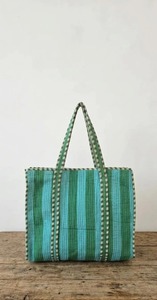 Trendy Handmade Reusable Shopping Bag Cotton <b>Tote</b> Bag Eco Friendly Quilted <b>Tote</b> For Women Everyday Carry And Grocery - Product Image 3
