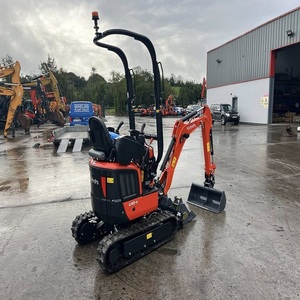 Miniexcavadora Kubota U10-5, equipo pequeño y resistente con orugas para trabajos agrícolas, paisajismo, excavación de zanjas, excavación y demolición. - Product Image 4