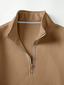 Nouveauté : Sweat-shirt d'hiver décontracté pour homme à manches courtes et col rond, léger, 100 % coton, écologique et de haute qualité - Product Image 3