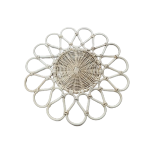 Set de table rond en rotin naturel du Vietnam pour tables à manger, décoration murale, intérieurs de maison, aménagement de restaurants et événements - Product Image 3