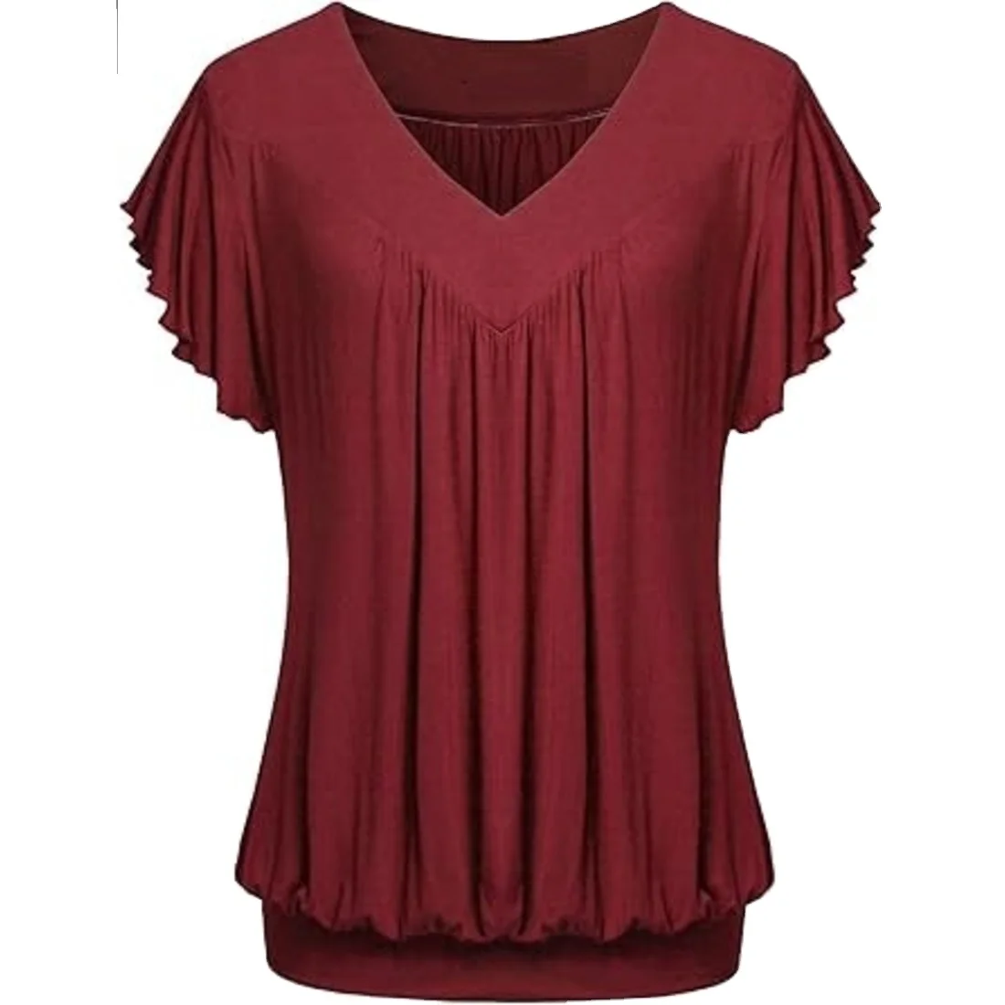 ladies banded waist tops