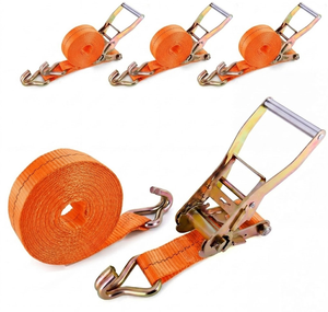 Correa de Amarre con Trinquete de 2 Pulgadas y 3000 kg de Capacidad, Fabricada en Vietnam, con Ganchos en J, Correa de Sujeción de Carga de Poliéster Premium, OEM - Product Image 2