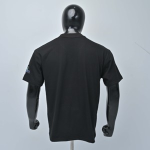 High Quality OEM Mens Black Short Sleeve <b>T</b>-<b>Shirt</b> With <b>Joker</b> Character Print O-Neck Casual Style Regular Fit Cotton Jersey Fabric - Product Image 4