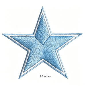 Star Embroidered Patches Fashion <b>Applique</b> Iron On Jackets Hats Custom Logo OEM ODM Wholesale Factory Supply Premium Quality - Product Image 1