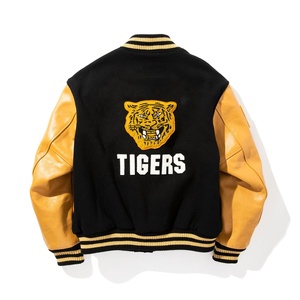 Vente en gros OEM 2025 nouveauté dernière veste universitaire en laine et en cuir sur mesure couleur broderie Logos patchs et étiquettes vestes - Product Image 2