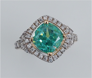 Premium <b>Crafted</b> 22K PURE Gold Engagement <b>Ring</b> with High Gloss Shine for Women Seeking Elegant Wedding Jewelry - Product Image 1