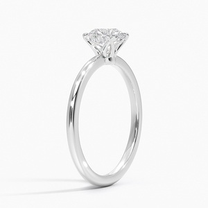 แหวน SOJ รุ่น 020 ทรงกลม เงินแท้ 925 ประดับเพชร Aveline Solitaire 2 กะรัต สี D ความสะอาด VVS1 มอยส์ซาไนต์ รับรองโดย GRA ราคาถูก ขายดี - Product Image 2