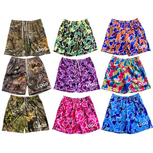 Mens Cotton/<b>Polyester</b> Basketball <b>Shorts</b> Breathable Mesh Athletic Training Quick Dry Sports Gym Workout Anti-Wrinkle Eco-Friendly - Product Image 3
