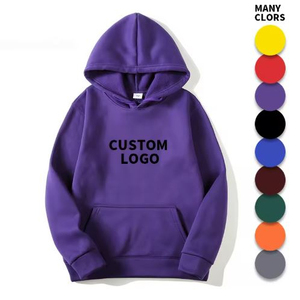 เสื้อฮู้ดผู้ชายแบบสวมใส่สบายทรงปกติ ผ้าฝ้ายเฟรนช์เทอร์รี่ สไตล์ลำลองสำหรับฤดูใบไม้ร่วง ดีไซน์กระเป๋าเสื้อ ผลิตตามสั่งขายส่ง OEM - Product Image 3