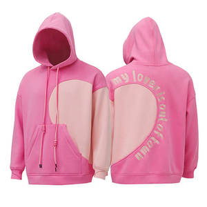 Sudadera con Capucha de Invierno para Parejas, Diseño Nuevo, con Estampado de Corazón y Logotipo, Secado Rápido, Forro Polar Ecológico - Product Image 5