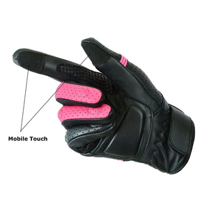 Guantes de Carreras de Diseño Personalizado con Dedos Completos para Hombre y Mujer, Guantes de Motocicleta de Cuero con Pantalla Táctil, Protección para Motocicleta - Product Image 6