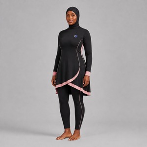 Ensemble Burkini Modeste Femme Couvrant Entièrement Léger Séchage Rapide Écologique Décontracté Plage Protection UV - Product Image 5