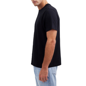 Camisetas de algodón con cuello redondo para hombre, logotipo personalizado, ropa urbana informal, fabricación de ropa de marca privada, camiseta de algodón para hombre - Product Image 5