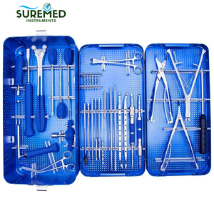 Juego de Instrumentos para Cirugía Ortopédica de Columna Vertebral, Herramientas Manuales para Tornillos Pediculares Espinales, Acero Inoxidable Alemán, Certificado CE - Product Image 1