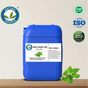 Huile Essentielle de Basilic Sacré Distillée à la Vapeur - Extrait d'Huile de Feuilles de Basilic Sacré pour Soins de la Peau, Soins Capillaires, Massage et Utilisation en Marque Blanche - Product Image 4