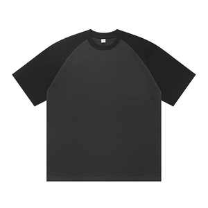 เสื้อยืดโอเวอร์ไซส์คอกลมผู้ชายลายกราฟิกพิมพ์ลายฟอกสีสไตล์สตรีทแวร์ปักลายแบบแอพพลิเค่ FIGHTING ANT ผ้าหนา - Product Image 3