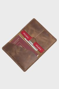 Porta Pasaportes Personalizado de Cuero Genuino, Ecológico, Unisex, con Bloqueo RFID, de Lujo, Modelo PTH-0101, Venta al Por Mayor - Product Image 2