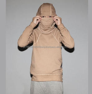 Cagoule à capuche personnalisée double couche, pull-over grande taille, double capuche, style ninja, poids lourd – Fabricants de cagoules à capuche - Product Image 1
