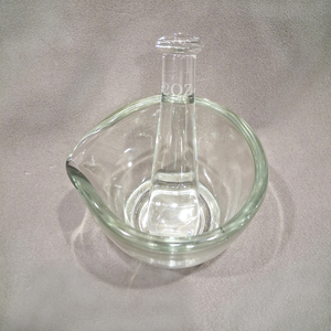 Ensemble mortier en verre sodocalcique et pilon en borosilicate, en verre transparent, haute qualité, outil de mélange pour herbes, offre spéciale à prix de gros - Product Image 2