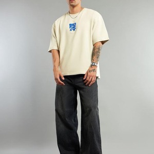 Pakistan Made Wholesale Classic 100% Cotton Round Neck 3D Puff Print T <b>Shirt</b> <b>White</b> <b>Plain</b> Plus Size Printed TShirts for Men's - Product Image 1