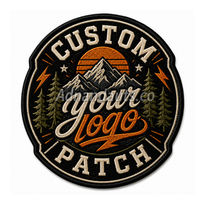 Wholesale Custom Embroidered Adventure Patch | Mountain Forest Logo Embroidery <b>Badge</b> | Iron-On & Sew-On Patch Manufacturer - Product Image 6