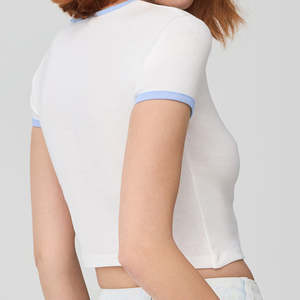 Camisa Corta de Algodón 100% de Marca Premium para Mujer, Antiencogimiento, Última Llegada, La Mejor Camisa Corta de Moda para Mujer - Product Image 4